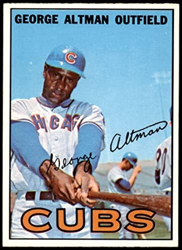 1967 Topps 87 George Altman Chicago Cubs Ex/MT Cubs
