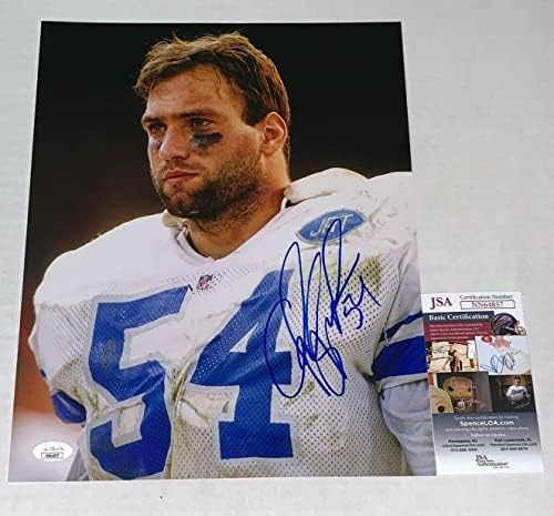 כריס שפילמן חתום על דטרויט אריות 11x14 חתימה על חתימה 2 JSA - תמונות NFL עם חתימה