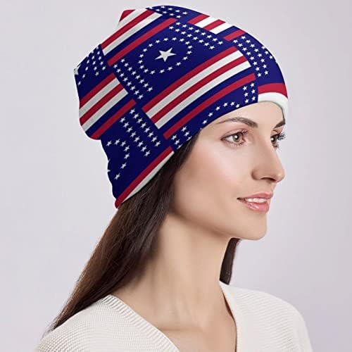 כובעי כפת הדפסת דגל כוכב בייקוטואן עבור גברים נשים עם עיצובים גולגולת כובע