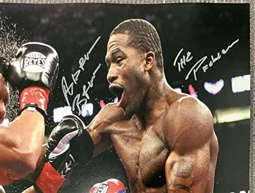 אדרין ברונר חתמה על תמונה 16x20 אלוף אגרוף קל משקל הבעיה Auto JSA - תמונות אגרוף עם חתימה