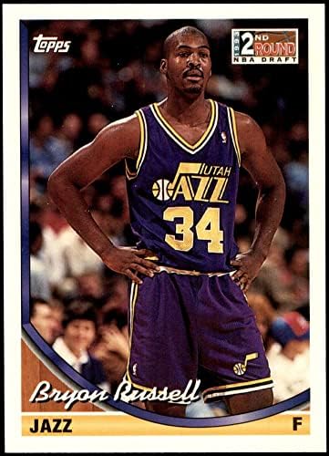 1993 Topps 374 Bryon Russell Utah Jazz NM/MT Jazz Long State