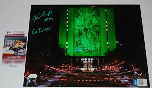 קייל המילטון חתם על 11x14 צילום JSA היה עד - תמונות במכללה עם חתימה