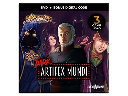 משחקי Legacy משחקי אובייקטים נסתרים מדהימים למחשב: Dark Artifex Mundi - DVD למחשב עם קודי הורדה דיגיטליים