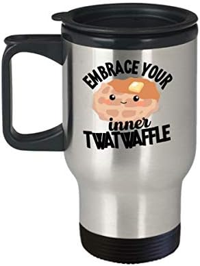 חבק את ספל ה- Twatwaffle הפנימי שלך מתנת איסור פרסום מצחיק לחבר BFF עמיתים לעבודה מתנה כוס 11 או 15 גרם