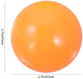 Vicasky 8 יחידים פלואורסצנטיים זוהרים כדורים דביקים תקועים על גג הלחץ זוהר תקרת תקרת דחיקה הרגע צעצוע עבור בני נוער ומבוגרים