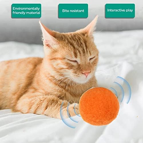 Shizhoo Premium Soft Pom Pom כדורי גורים - צבעים קלים, אינטראקטיביים ומגוונים - כדורי צעצוע מפוארים לאימוני חתלתול ומשחק - מוצרי חיות