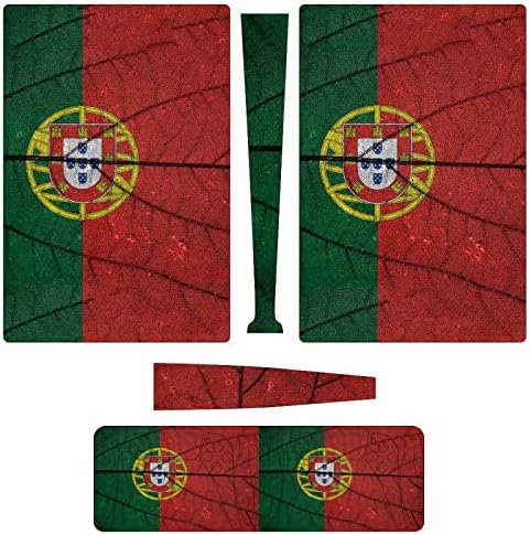 דגל של פורטוגל עיצוב עור מגן מלא עיצוב מדבקות מדבקות מדבקות תואמות לקונסולת ובקר מהדורה דיגיטלית של PS5