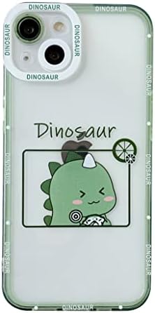 דינוזאור מצויר חמוד חמוד תואם רך ברור למארז האייפון
