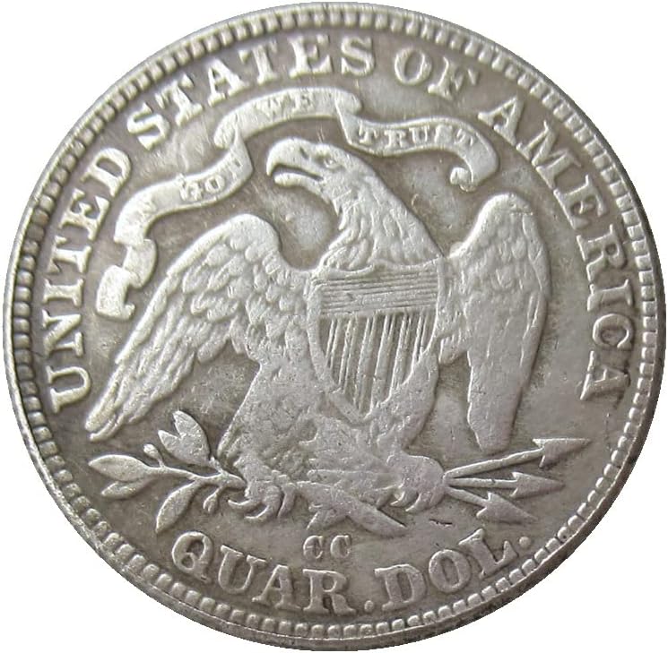ארהב 25 סנט דגל 1870 מטבע זיכרון מצופה מכסף מטבע זיכרון