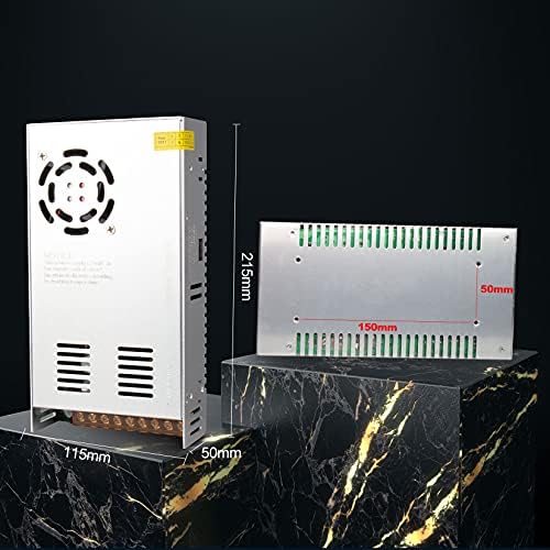 REALSUN 48V 10A מתאם כוח מיתוג אוניברסלי מתאם מתאם שנאי מוסדר אספקה ​​AC AC ל- DC LED DRIVER 480W עבור טלוויזיה במעגל סגור, רדיו, פרויקט