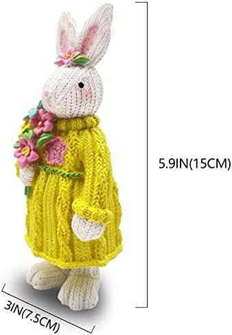 Howfield Bunny Bunny שולחן תפאורה - קישוטי מסיבת פסחא של פסחא פסח