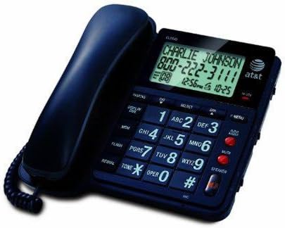 AT&T CL2939 טלפון חוט, שחור, מכשיר 1
