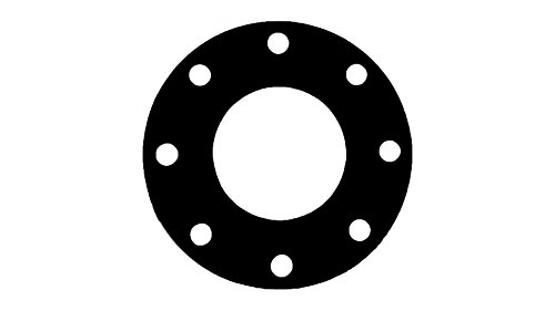 Sterling Seal & Supply, Inc. CFF7000T.1800.062.150X1 7000T Grafoil אטם פנים מלא, גודל צינור בגודל 18 , 1/16, לחץ לחץ 150, שחור עם גימור