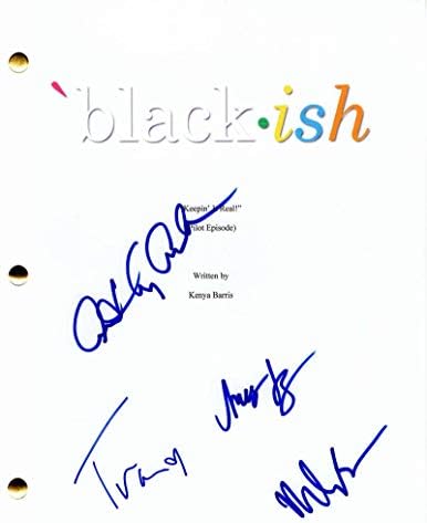 אנתוני אנדרסון, טרייסי אליס רוס +2 חתום על חתימה שחורה-אישית שחורה שחורה תסריט מלא