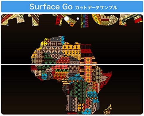 כיסוי מדבקות של Igsticker עבור Microsoft Surface Go/Go 2 עורות מדבקת גוף מגן דק במיוחד 010824 אפריקה שטח צבעוני צבעוני