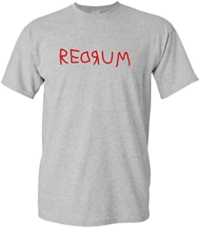 The Goozler Redrum - סרט האימה של שנות ה -80 קובריק רצח - חולצת טריקו כותנה לגברים