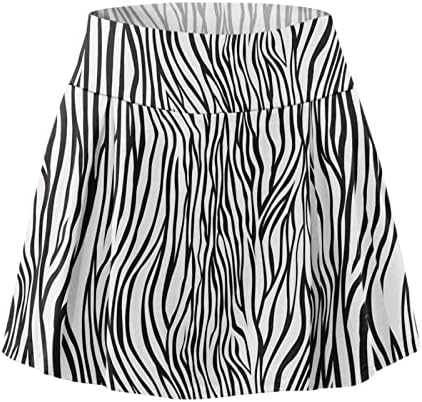 חצאיות טניס של פולקה נקודה עם מכנסיים קצרים נשים זורמות גולף סורטס אימון מותניים גבוה מפעיל מכנסיים קצרים