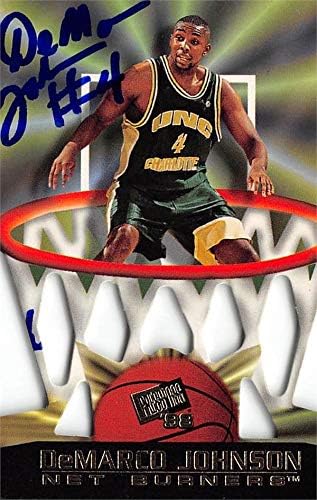 Demarco Johnson כרטיס כדורסל חתימה 1998 Press Pass Pass Net Burners Rookie NB21 - כרטיסי כדורסל לא חתומים