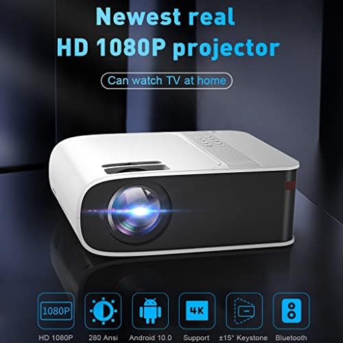 Liujun W32 מיני מקרן מלא 1080p אנדרואיד 10 תמיכה 4K פענוח וידאו מקרן LED Beamer קולנוע ביתי לקולנוע טלפוני