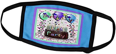 3 דרוז ה -17 להזמנת מסיבת יום הולדת עוגת שוקולד - כיסויי פנים