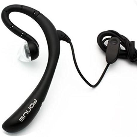 אוזניות אוזניות מונו חוטיות עם מיקרופון תואם למורשת Coolpad, Brisa, S דגמים אוזניות 3.5 ממ מיקרופון אוזניים יחיד ללא ידיים מעל האוזן