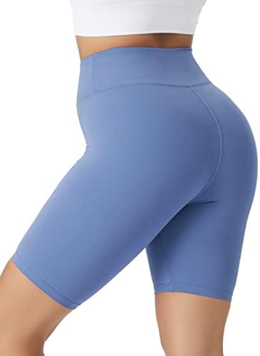Valandy 5 חבילות מכנסיים קצרים של אופנוענים לנשים אימון מותניים גבוהים מכנסי יוגה קצרים נמתחים סטרץ 'רץ מכנסי כושר קצרים