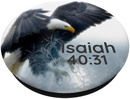ישעיהו 40:31 כתבי התנך הנוצריים עיצוב נשר פופגריפ: אחיזה ניתנת להחלפה לטלפונים וטבליות