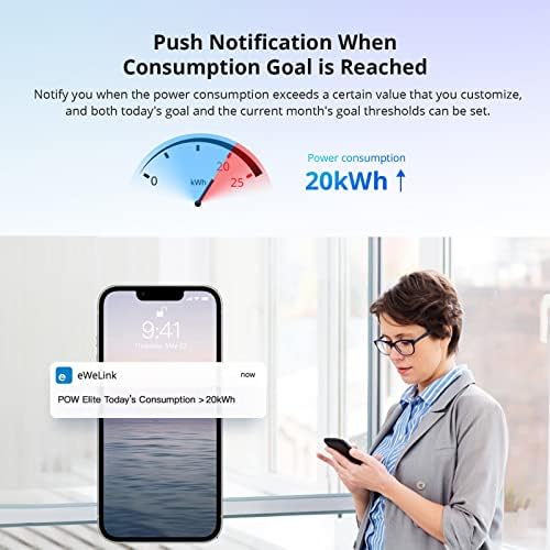 Sonoff powr316d 16a wifi מתג מד כוח חכם עם ניטור אנרגיה, מודול DIY אוניברסלי לבית חכם, עובד עם Alexa ו- Google Home Assistant-A מוסמך