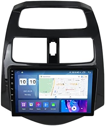 Plokm Android 12 סטריאו לרכב עבור שברולט ספארק 2010-2014 רדיו רכב מסך מגע 9 אינץ