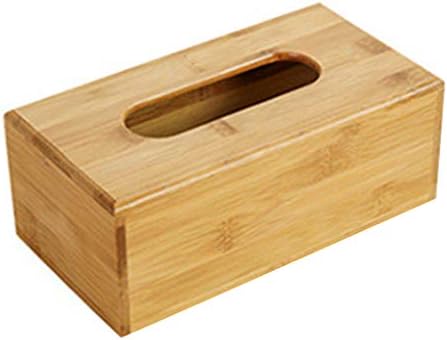 Rahyma Weiping - Bambo Bamboo Boxue Holder אחסון קופסת נייר קופסת רקמות כיסוי מכונית מפיות עץ