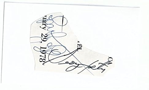 ג ' ורג ' פוסטר ספארקי לייל חתם על חתימתו של כרטיס אינדקס 3 על 5