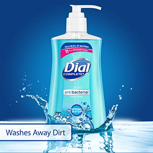 חיוג מלא אנטיבקטריאלי נוזל יד סבון, אביב מים, 11 פלורידה עוז