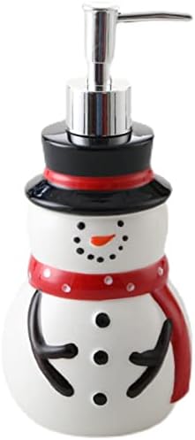 מכשירי קרם FFNUM קרמיקה קרמי קרמיקה דוב/פינגווין/איש שלג מתקן סבון לחג המולד בקבוקי בקבוקי בקבוק בקבוק בקבוק בקבוקי ג'ל בקבוקי סבון יד