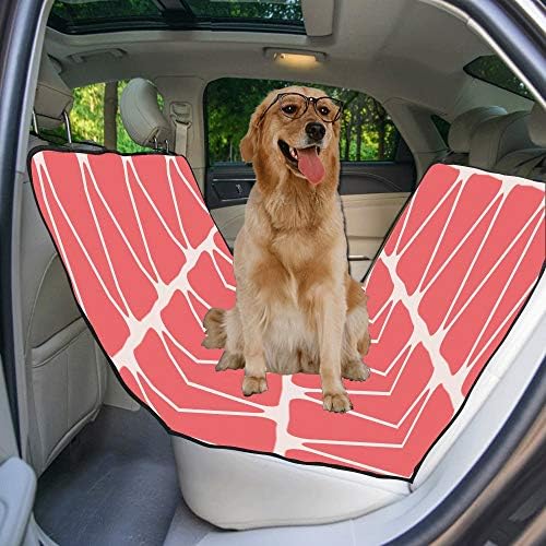 כיסוי מושב כלב מותאם אישית מודרני עיצוב סגנון אופנה פשוט הדפסת רכב מושב מכסה לכלבים עמיד למים החלקה עמיד רך לחיות מחמד רכב מושב כלב