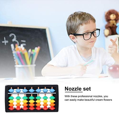 ספרות Summeishop מוטות עם חרוזים צבעוניים מפלסטיק Abacus Arithmetic Computing Kid כלי חישוב