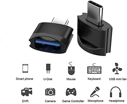 Tek Styz USB C נקבה ל- USB מתאם זכר תואם ל- ZTE Axon Max 2 עבור OTG עם מטען Type-C. השתמש במכשירי הרחבה כמו מקלדת, עכבר, מיקוד, GamePad,