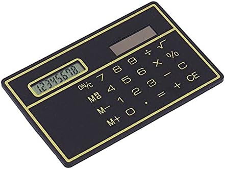 MJWDP 8 ספרות מחשבון כוח סולארי דק עם תכנון כרטיסי אשראי מסך מגע מחשבון מיני נייד ללימודי עסקים