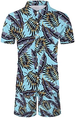 2023 אופנת קיץ חדשה אופנה פנאי הוואי חוף הים חוף חוף דיגיטלי תלת מימד הדפסת חולצה עם שרוולים קצרים מכנסיים קצרים