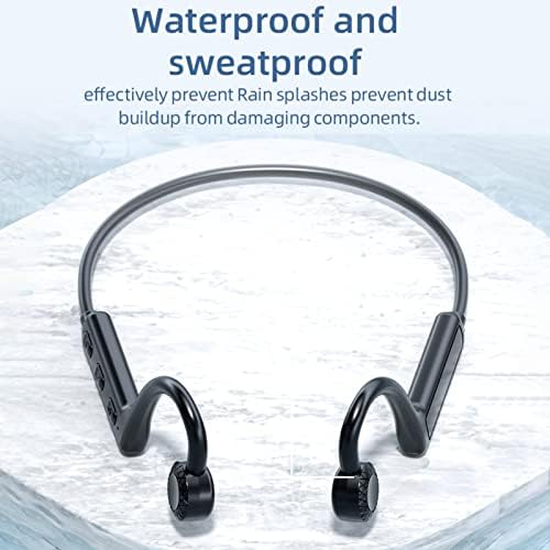 אוזניות Bluetooth בהכנת עצם אלחוטית ללא תנועה אוזניים עמיד למים הולכה Bluetooth 5.1 אוזניות צוואר
