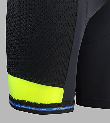 Aero Tech Gel's Gel Touring USA מכנסיים קצרים מרופדים עם כיסי רשת חדשניים
