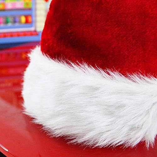 כובע חמוד שמלת קטיפה עבה כובע סנטה חג רך חג המולד מפואר אולטרה בייסבול כובעי באולינג חם מוטות כובע