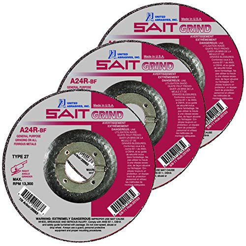 SAIT A24R-BF שוחק גלגל שחיקה 4-1/2 אינץ