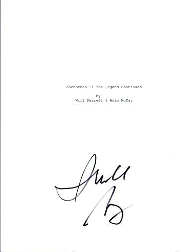 ג'אד אפאטו חתום על חתימה אנקורמן 2 האגדה ממשיכה בתסריט COA VD