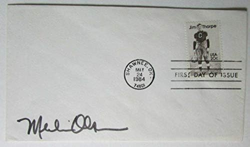 מלין אולסן לה רמס חתמה על חוזה יום ראשון של 1984 עם ג 'ים ת' ורפ 147510 - חתימות של ליגת הבייסבול