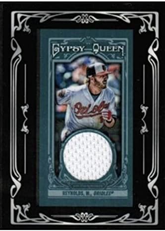 מחסן חתימה 652812 מארק ריינולדס שחקן גופיות משובצות כרטיס בייסבול - Baltimore Orioles 2013 Topps Gypsy Queen - No.GQMRMR