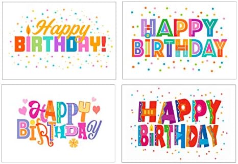 כרטיסי יום הולדת שמח כיף אוסף סטונהאוס, התאגרף של גלויות יום הולדת שונות עבור אמא, חברים, ילדים & מגבר; יקיריהם ליום המיוחד שלהם, סט של