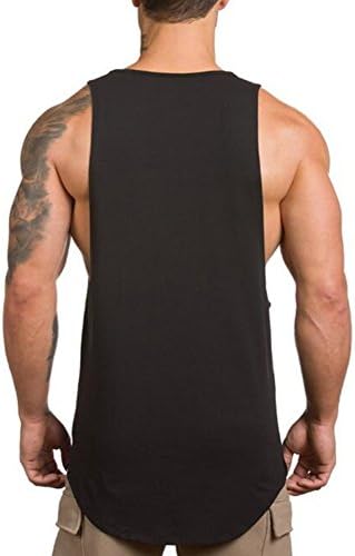 גופיות שרירים של Zuevi לגברים חותכים צדדים פתוחים פיתוח גוף אימון חדר כושר אימון חולצות טריקו