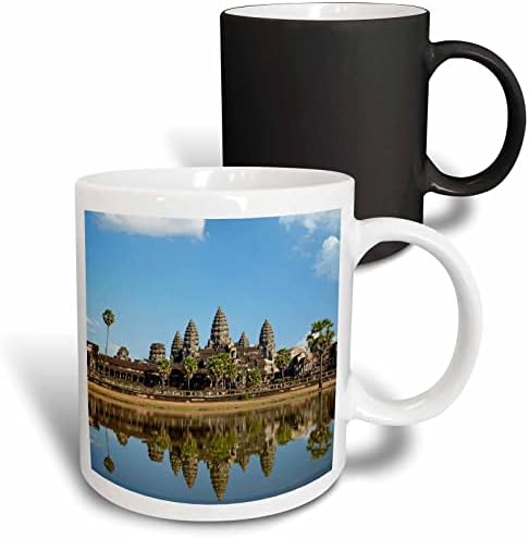 3רוז אנגקור וואט מקדש מורכב השתקפות תמונת מראה, סיאם ריפ, קמבודיה-ספלים