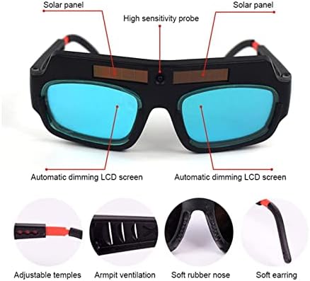 ריתוך רך רך אוטומטי משקפי משקפי עין סולארי מגן משקפי מחשב סיגים עבור סינון הלחמת רתכים אור מזיק