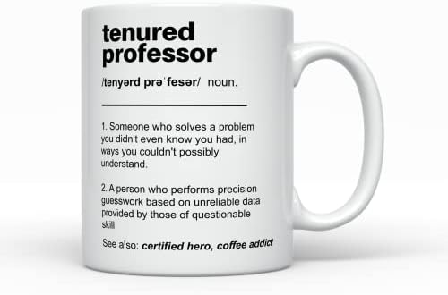 קבוע פרופסור קפה ספל, מצחיק מתנות הטוב ביותר מכללת פרופ, מתנה עבור גברים לנשים מכללת הערכה סיום, עבודה חדשה יום הולדת כוס, קידום כוס